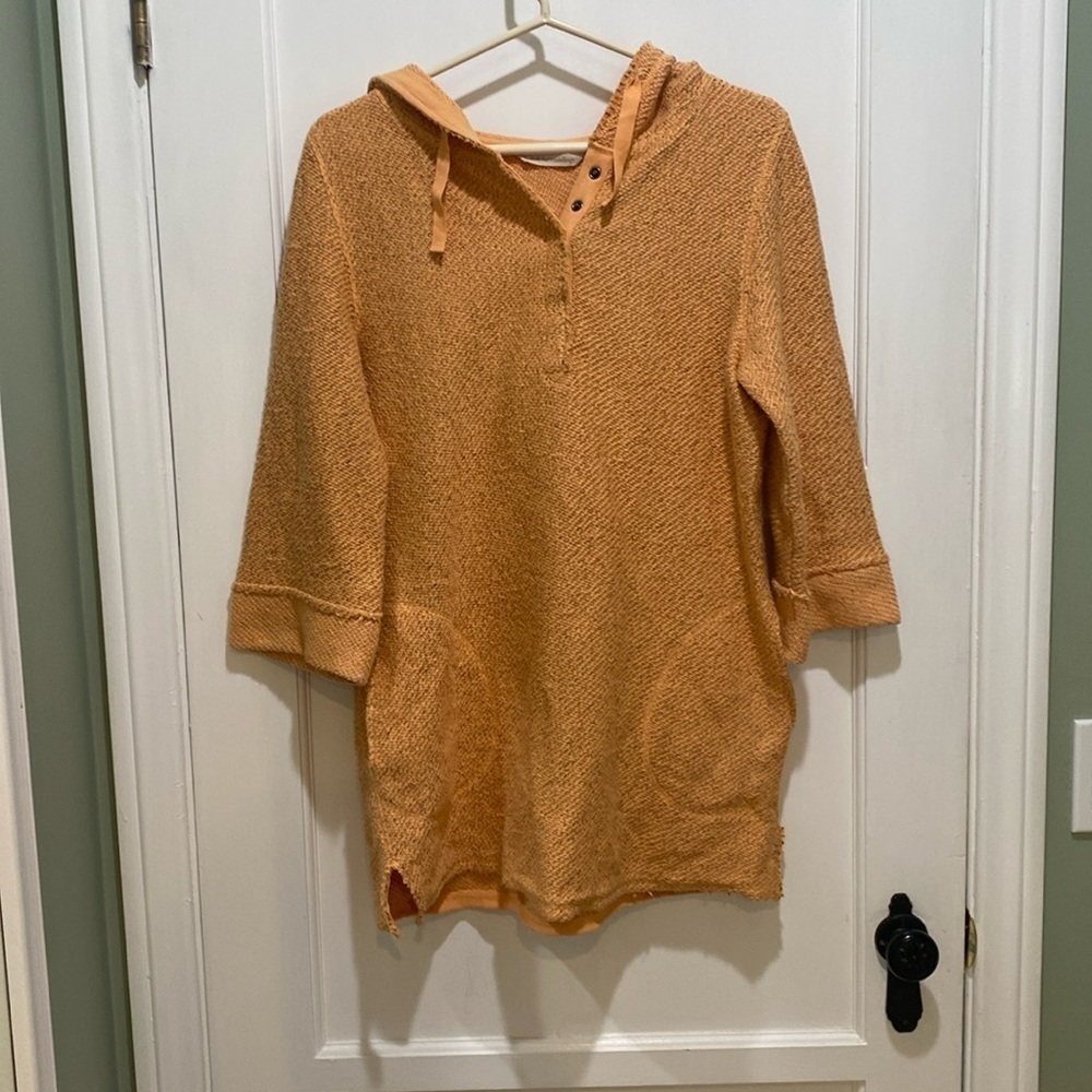 Soft Surroundings Cozumel  chenille hoodie pullover - Picture 2 of 7
